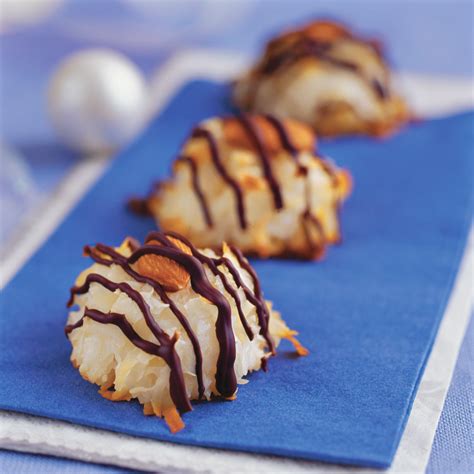 chocolate-and-almond-macaroons-recipe-myrecipes image
