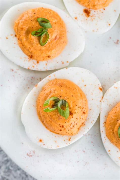 roasted-red-pepper-deviled-eggs-sweet-savory image