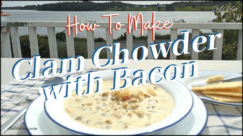 how-to-make-clam-chowder-with-bacon image