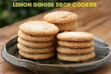 lemon-ginger-drop-cookies-martha-stewart-food image