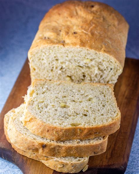 easy-garlic-herb-sandwich-bread-sarahs-vegan-kitchen image