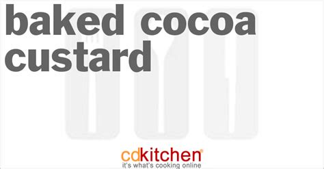 baked-cocoa-custard-recipe-cdkitchencom image