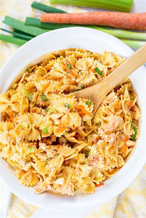 buffalo-chicken-pasta-salad-recipe-buns-in-my-oven image