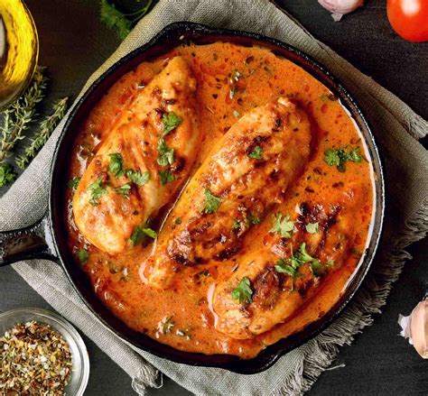 tomato-basil-chicken-recipe-archanas-kitchen image