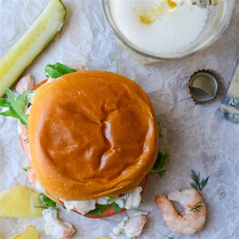 shrimp-salad-sandwich-garlic-zest image