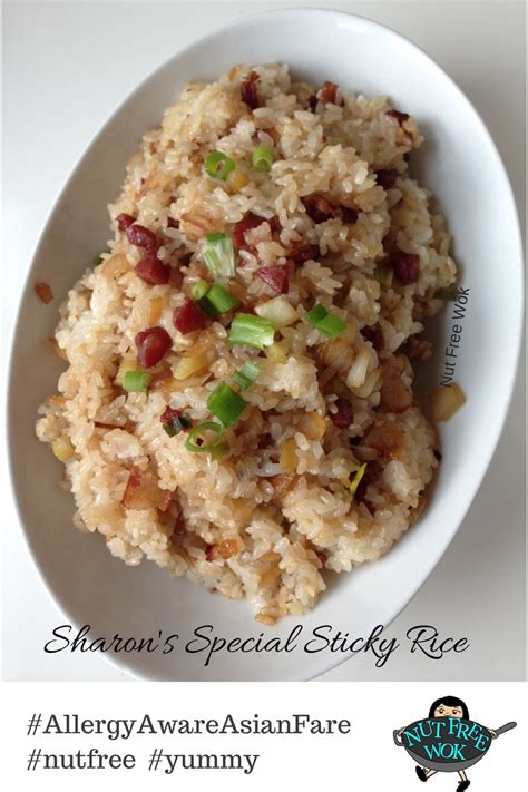 sharons-special-sticky-rice-recipe-nut-free-wok image