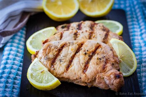 lemon-garlic-pork-chop-marinade-bake-eat-repeat image