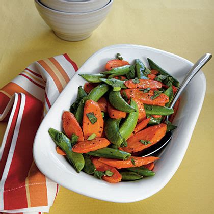 roasted-carrots-and-snap-peas-recipe-myrecipes image