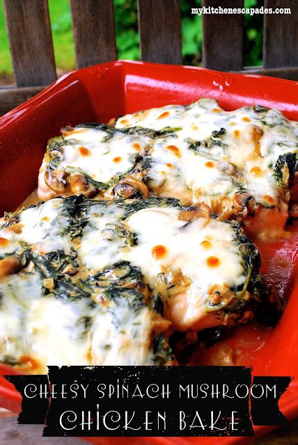 simple-mushroom-chicken-with-creamy-spinach-sauce image