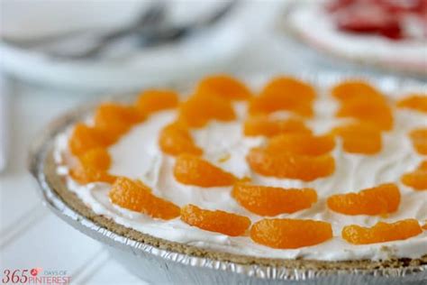orange-creamsicle-pie-easy-no-bake-dessert-simple image