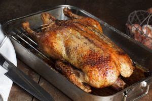 crispy-roast-duck-with-mustard-and-green-peppercorn image