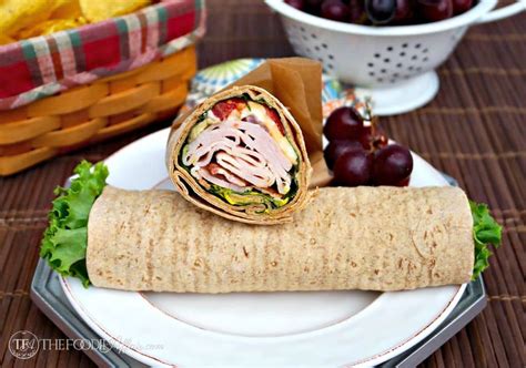 easy-turkey-wrap-with-honey-mustard-sauce-the image