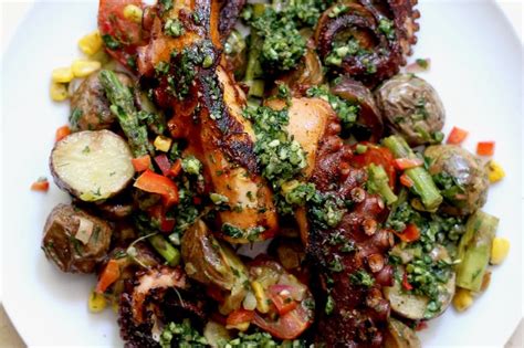 pan-seared-octopus-with-roasted-potato-salad image