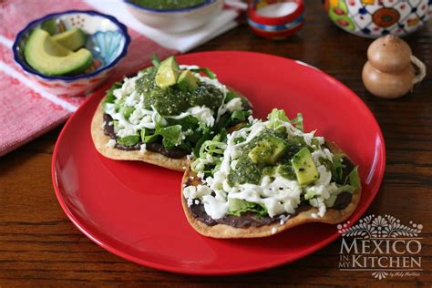 black-bean-tostadas-recipe-quick-and-easy-mexico-in-my-kitchen image