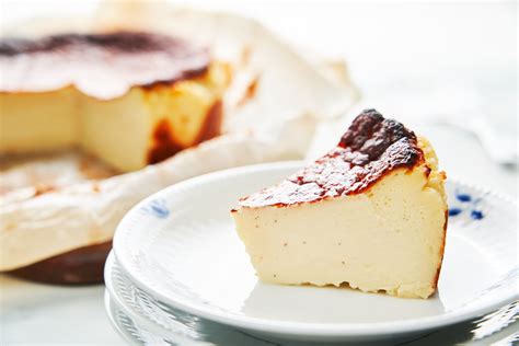 basque-cheesecake-recipe-easy-burnt-cheesecake image