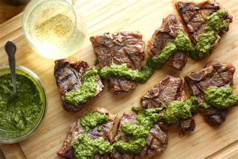 grilled-lamb-chops-with-herb-mint-sauce-the-hungry image