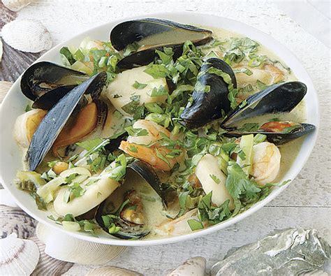 thai-shrimp-scallop-and-mussel-curry-recipe-finecooking image
