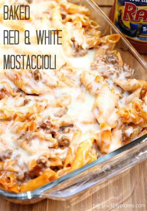 baked-red-and-white-mostaccioli-persnickety-plates image