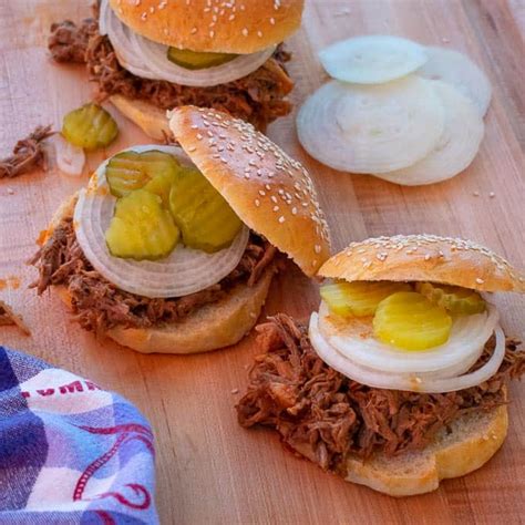 electric-pressure-cooker-pulled-pork-sandwiches image