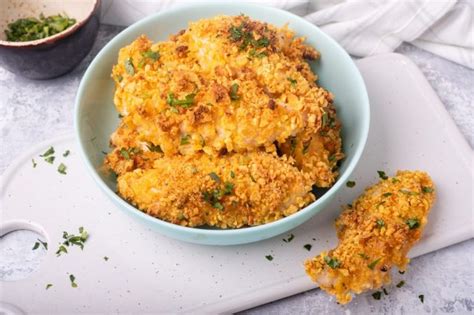 oven-fried-cornflake-chicken-the-easy-delicious image