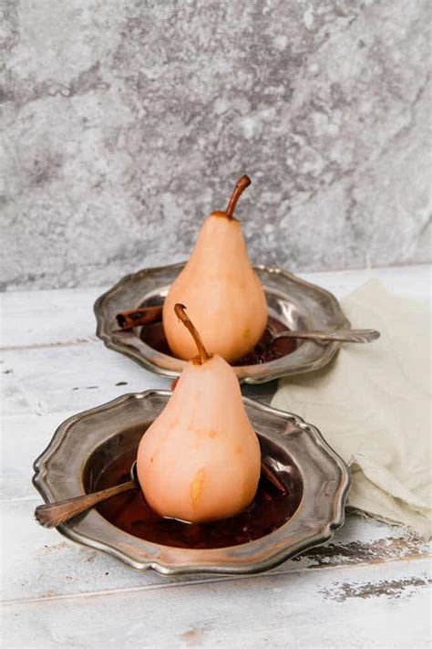 cranberry-poached-pears-wendy-polisi image