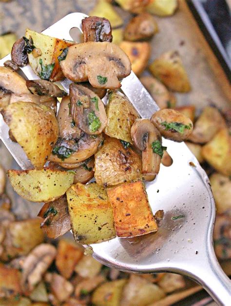 the-best-roasted-potatoes-and-mushrooms image