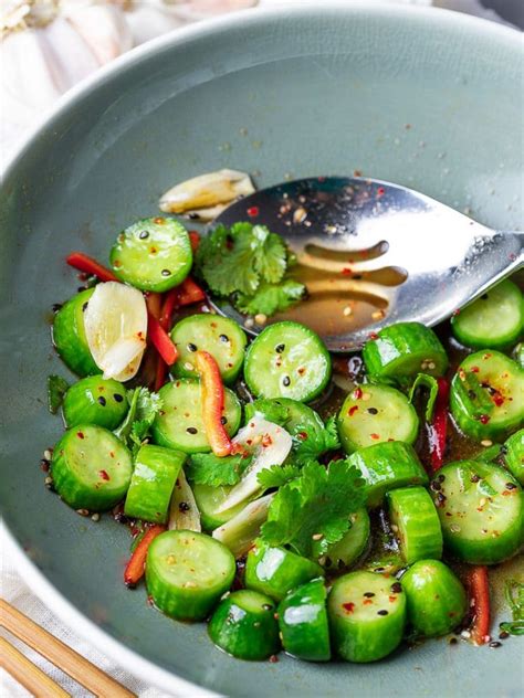 spicy-asian-cucumber-salad-drive-me-hungry image