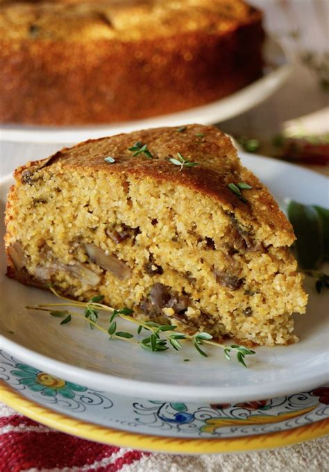 savory-polenta-cake-with-mushrooms-cooking-on-the image