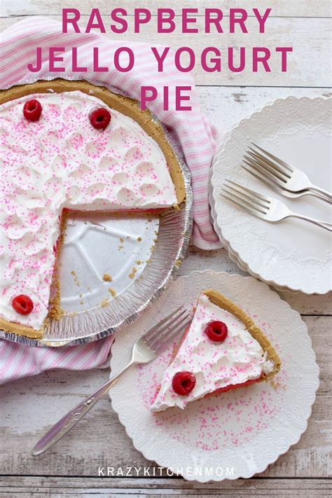 raspberry-jello-yogurt-pie-krazy-kitchen-mom image