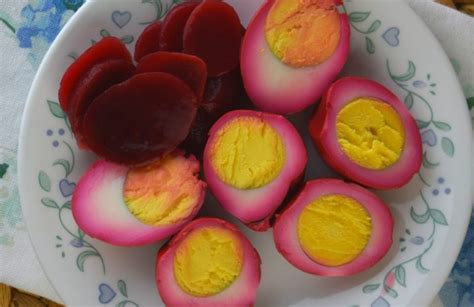 pickled-eggs-in-beet-juice-recipe-these-old-cookbooks image