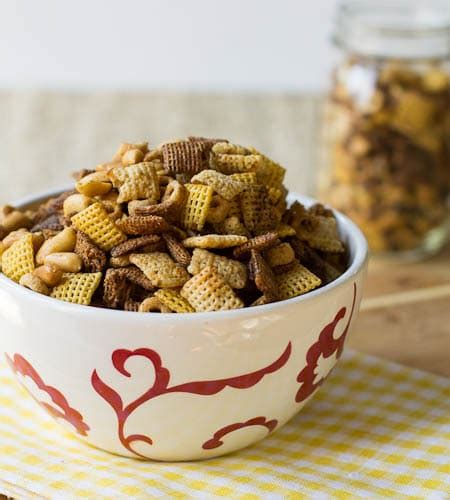 spicy-snack-mix-recipe-spicy-southern-kitchen image