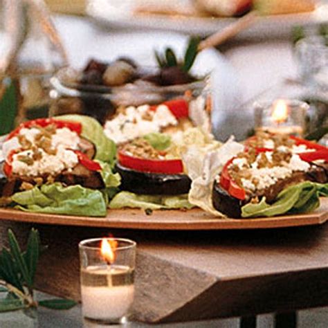 eggplant-with-bell-pepper-feta-and-green-olives image