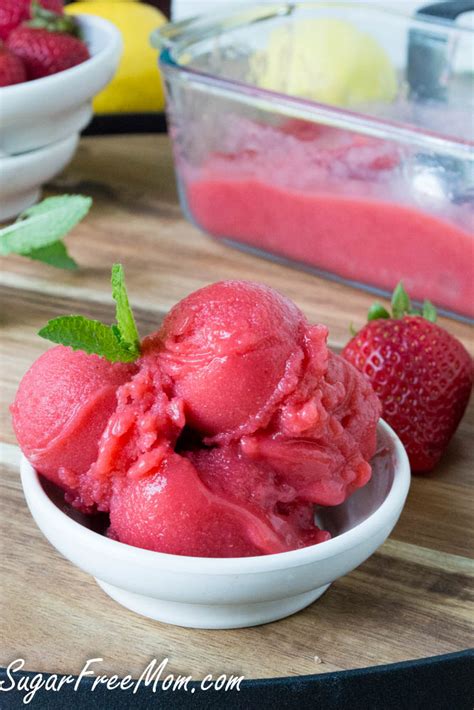 all-natural-strawberry-lemonade-sorbet-no-sugar image