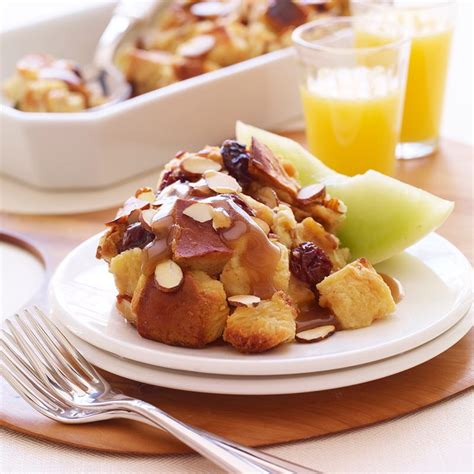 sweet-caramel-strata-with-almonds-and-cherries image