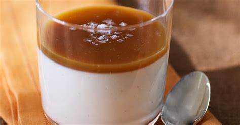 vanilla-rum-panna-cotta-with-salted-caramel image