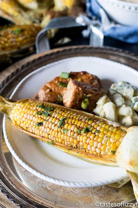 oven-roasted-corn-with-chili-butter-tastes-of-lizzy-t image