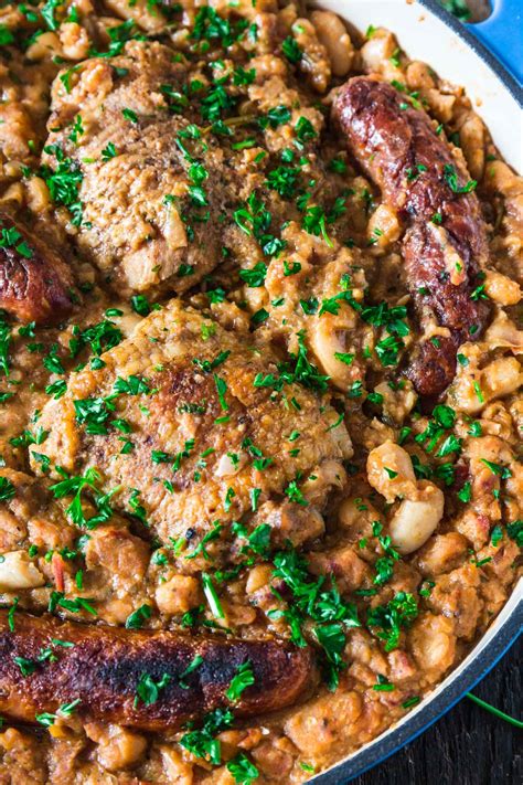 sausage-and-chicken-cassoulet-olivias-cuisine image