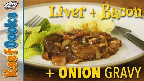 liver-onions-liver-bacon-onion-gravy-youtube image