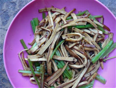 pressed-tofu-stir-fried-with-chinese-celery image