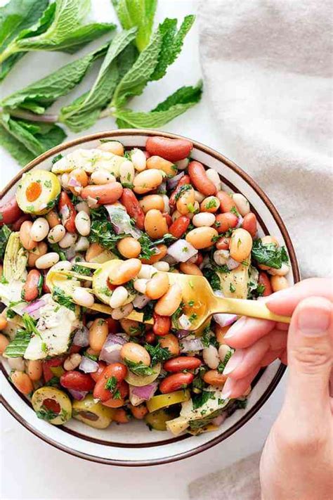 mediterranean-three-bean-salad image