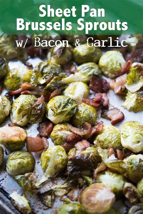 sheet-pan-brussels-sprouts-roasted-with-bacon-and-garlic-best image