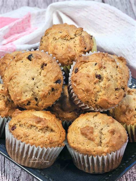 cranberry-bran-flake-muffins-homemade-yummy image