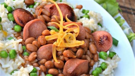 dogs-n-beans-rice-bowl-the-best-recipes image