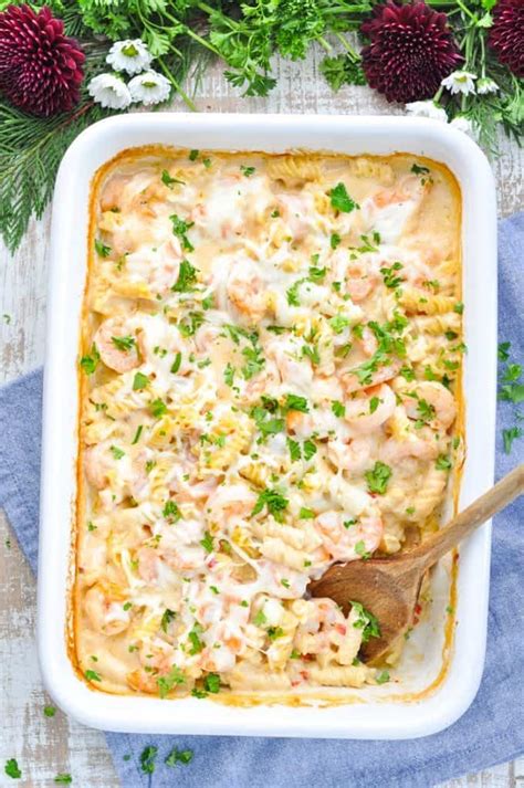 dump-and-bake-shrimp-alfredo-pasta-the-seasoned-mom image