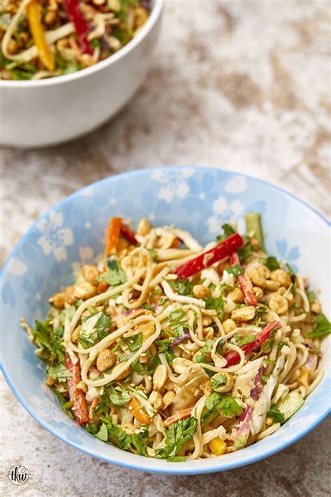crunchy-cold-thai-noodle-salad-with-the-best-peanut image