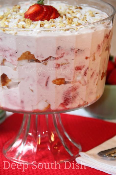 punch-bowl-strawberry-lush-angel-cake-deep-south-dish image