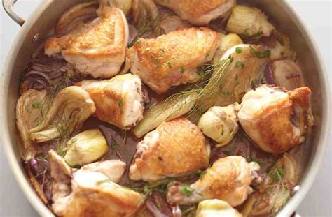 chicken-fennel-and-artichoke-fricassee-aolcom image