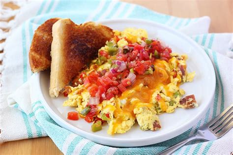 easy-southwest-egg-scramble-one-sweet-appetite image