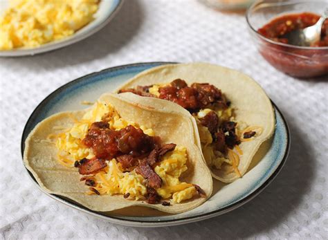 a-simple-eggs-and-bacon-breakfast-tacos-recipe-eat image