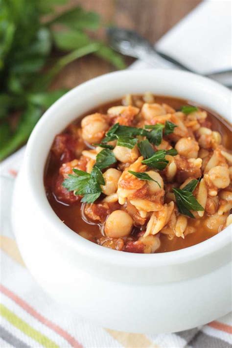 slow-cooker-red-lentil-stew-with-chickpeas-and-orzo image